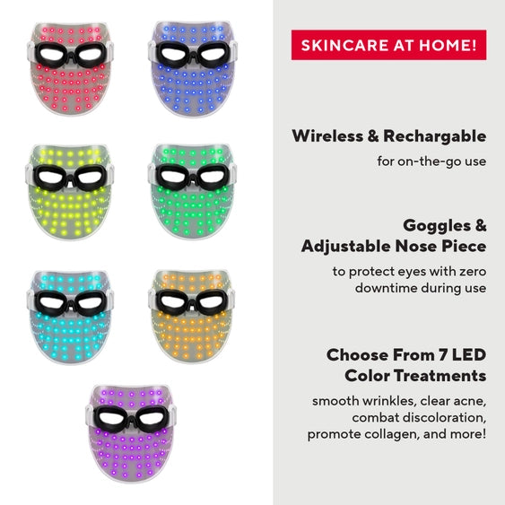 Led Facial Mask with 7 color option & Near Infrared